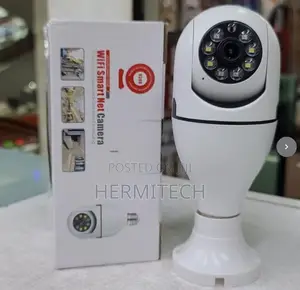 Wireless WiFi Smart Bulb PTZ Camera - Usalama wa Ndani 360°