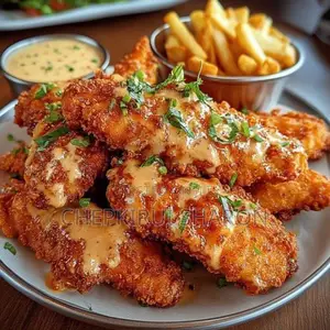 Chicken Wings and Chips