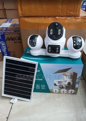 V380 Pro 4G SIM Solar Camera - 4 Lens Nje PTZ