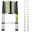 Ladder ya Aluminium ya Telescopic ya 4.1m - 2