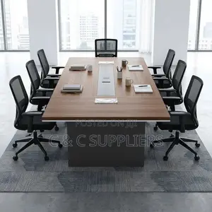 Brown Imported Conference Table - 200cm