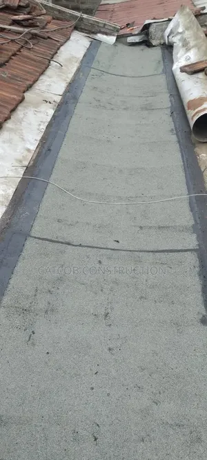 Concrete Gutter Waterproofing with APP Membrane