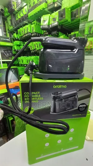 Oraimo Foldable Steam Iron - Mpini Unaozunguka 180°, Njia 6