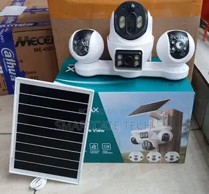 Kamera ya Usalama ya 4G V380 Pro 4-Lens Solar PTZ - Nje