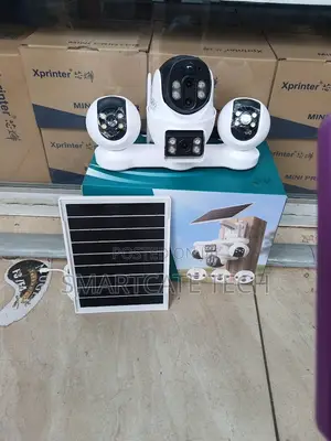 V380 Pro 4G SIM Solar CCTV Camera - Lenzi 4 za Usalama Nje