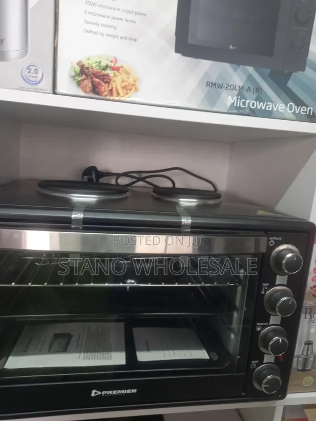 Premier 60L Oven na Hot Plate Mbili - 1