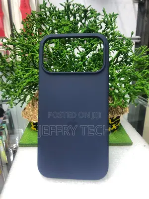 Kava ya Kinga ya Bluu Nyeusi ya Silicone kwa Apple iPhone 17 Pro Max