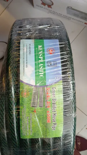 3/4" x 50m PVC Green Braided Pipe