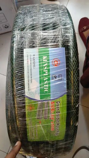 3/4" x 50m PVC Green Braided Pipe