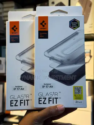 Spigen iPhone 17 AIR Auto Fit Tempered Glass Screen Protector - 2 Pack