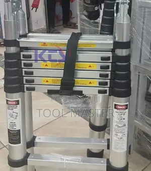 Double Telescopic Ladder 1.9m x 1.9m Aluminium