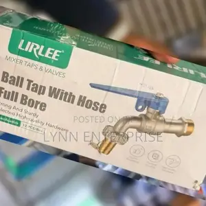 Lirlee Tap ya Mashine ya Kufulia, Valve ya Mpira na Hose