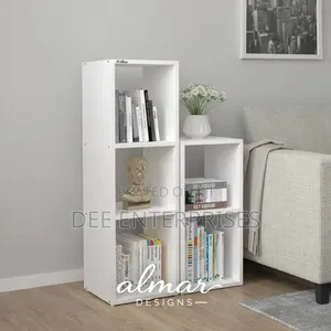 Chloe 2-Piece Display Bookshelf and Decor Stand