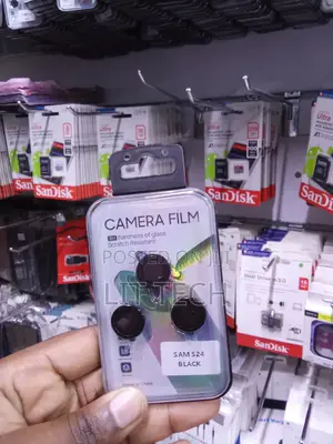 Kinga ya Lenzi ya Kamera ya Chuma cha Pete Nyeusi kwa Samsung Galaxy S24