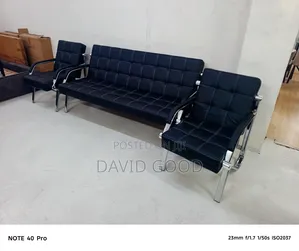 Boss Office Products Black Office Sofas (5 Seater)
