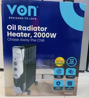 Von Oil Radiator Heater 2000W