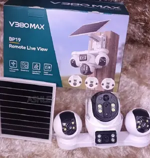 4G 4-Lens Solar CCTV Camera with Remote Viewing