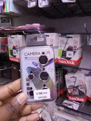 Kinga ya Lens ya Kamera ya Fedha ya CD kwa Samsung Galaxy S24 Ultra