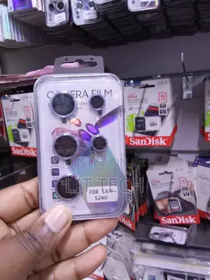 Kinga ya Lenzi ya Kamera ya Kioo cha Metal kwa Samsung S24 Ultra - Zambarau
