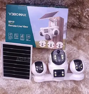 4G Solar CCTV Camera, 4 Lens, Motion Detection
