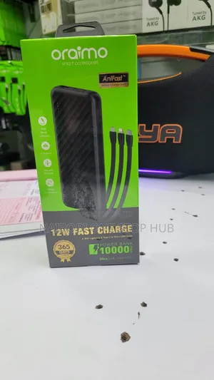 Oraimo Slice Link 10000mAh 12W Fast Charge Power Bank
