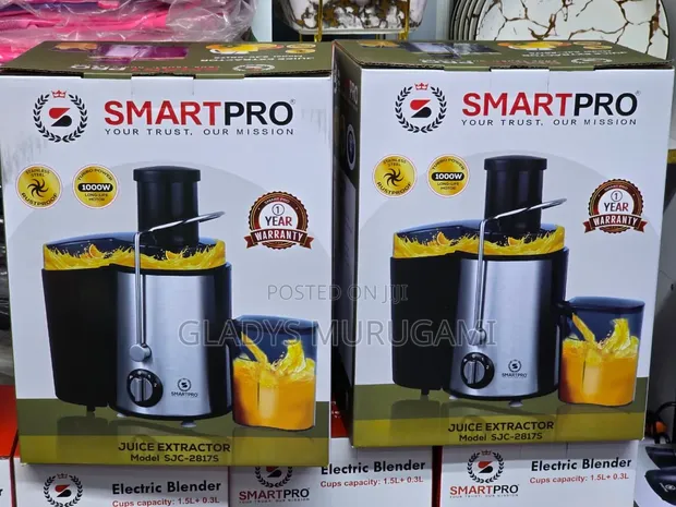 Smartpro Juicer 1000W, Large Mouth Feed - 1