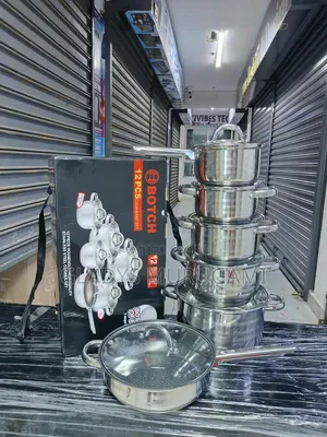 Seti ya Vipande 12 vya Cooker vya Stainless Steel - Inaendana na Induction