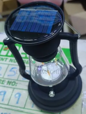 Vintage-Style Portable Solar LED Lantern