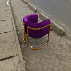 Manicure or Styling Chair - Purple Seat