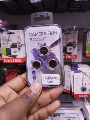 Metal Ring Camera Lens Protectors (Silver)