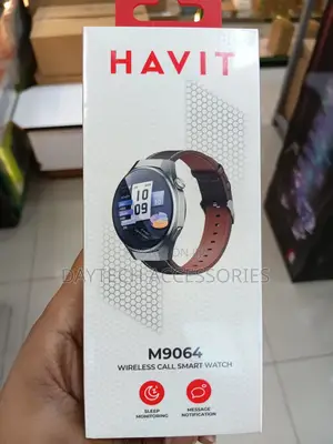 Havit M9064 Smartwatch ya Kupiga Simu Isiyo na Waya 1.46" HD Screen