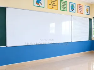 2.4m x 1.2m Magnetic Whiteboard for Offices & Schools
