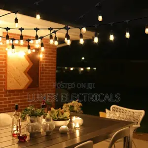 E27 Outdoor Garden String Lights - 20M IP65 Waterproof