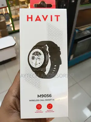 Havit M9056 Smartwatch Mviringo ya AMOLED na Bluetooth Calling