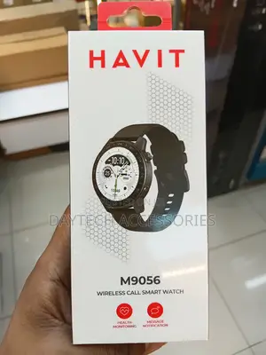 Havit M9056 AMOLED Smart Watch - Nyeusi