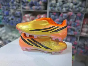 Adidas F50 Hyperfast Elite Laceless Mpya - Orange Gold