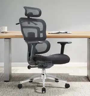 Modern High-Back Mesh Office Chair - Ergonomic Breathable