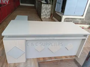 Ofisi L-Shape CEO Desk Iliyoingizwa - 1600mm