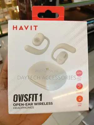 Havit OSW-914 Owsfit Open Ear Bluetooth Headphones - Nyeusi