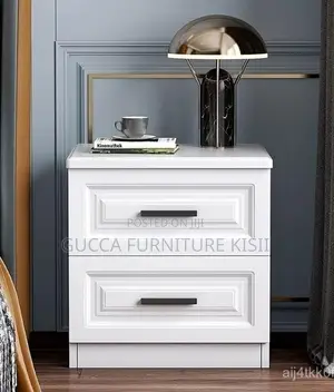 3 Drawer Modern Bedside Storage Cabinet (White)