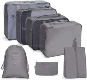 7-Piece Luggage Travel Suitcase Organizer Set