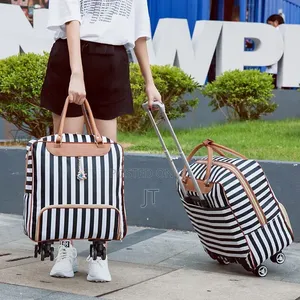 Trolley Travel Bag ya Ubora wa Juu na Magurudumu 4 (45x20x40cm)