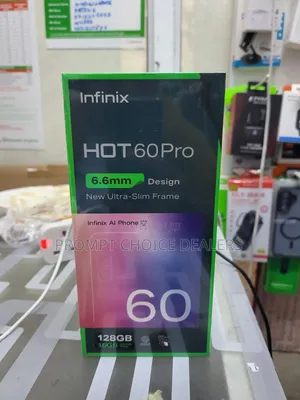 Infinix Hot 60 Pro 128GB Mpya Nyeusi