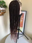 Waist Length Braided Wig - Colour 1/350 - 1