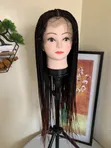 Waist Length Braided Wig - Colour 1/350 - 2