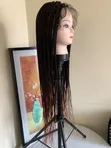 Waist Length Braided Wig - Colour 1/350 - 3