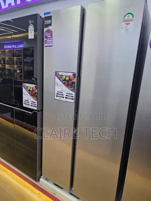 Roch 559L Large Side-by-Side Refrigerator with Dispenser