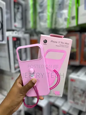 Pink Beats Kickstand Case na MagSafe kwa iPhone 17 Pro Max