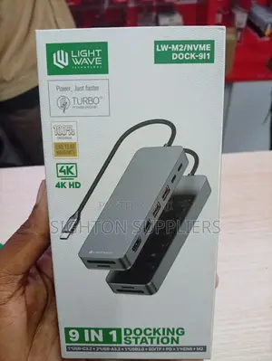 Lightwave 9-in-1 USB-C NVMe Docking Station