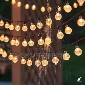 Solar Powered Bubble Ball String Lights - 12M, 100 LEDs